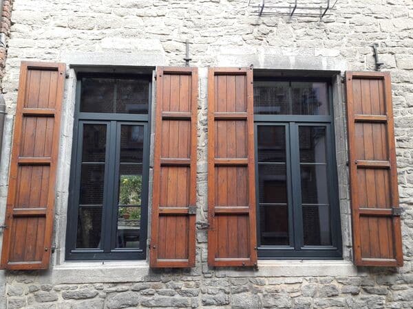 Réalisation châssis PVC Kömmerling AD 76 Soignies