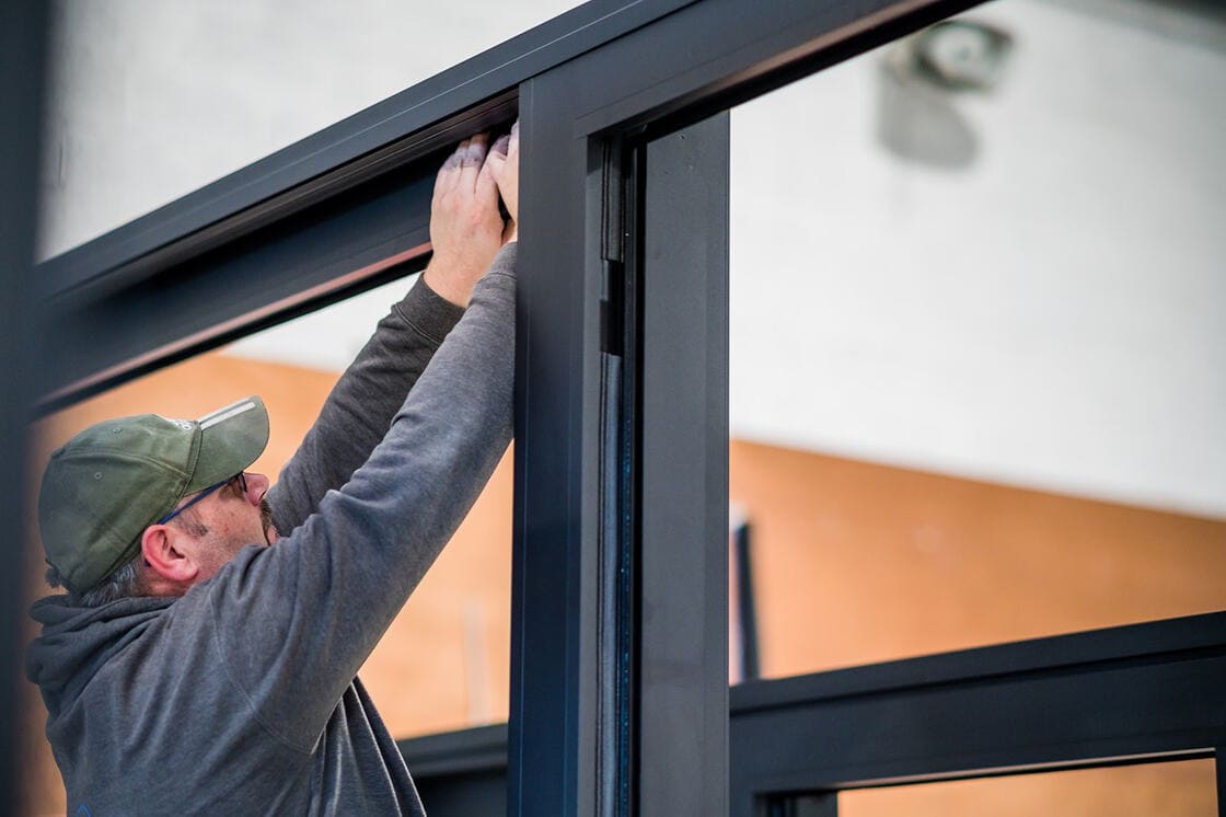 Châssis alu' Aliplast : le placement