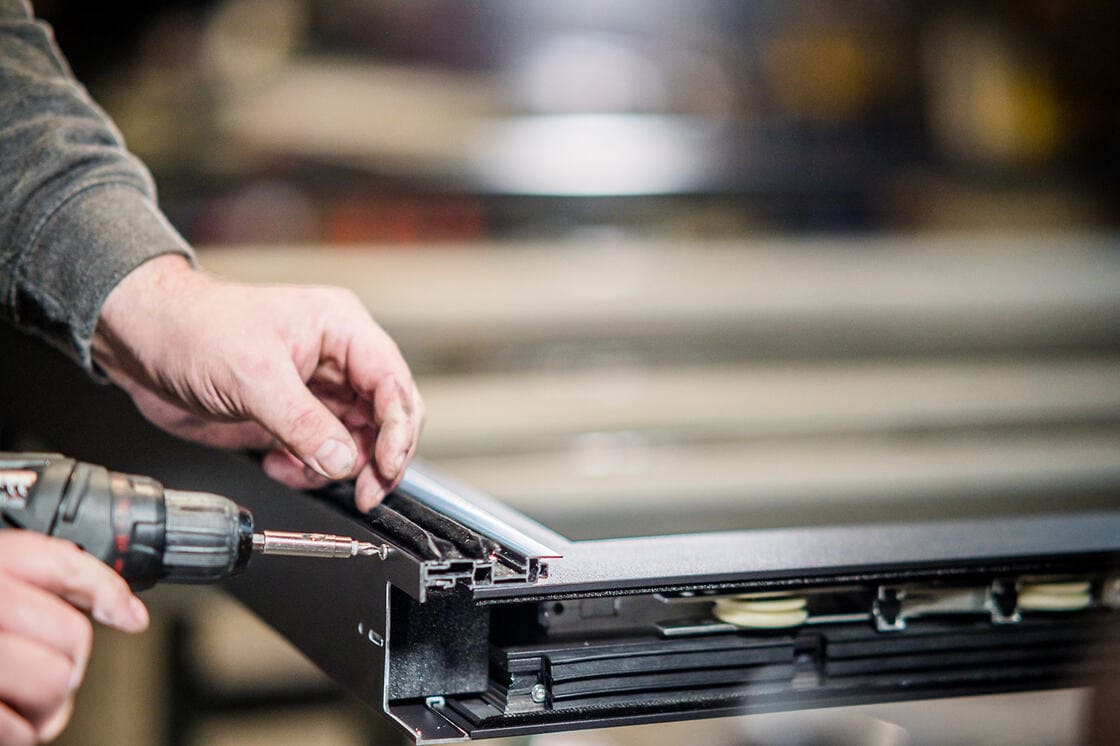 Châssis portes en aluminium Aliplast