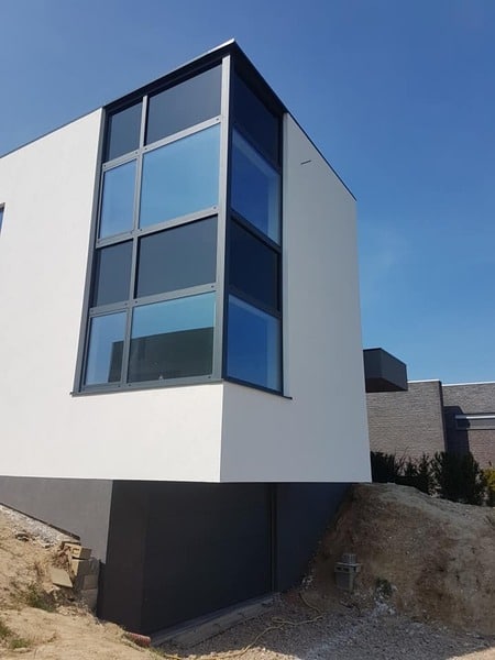 Réalisation châssis aluminium Aliplast Star75 Estinnes