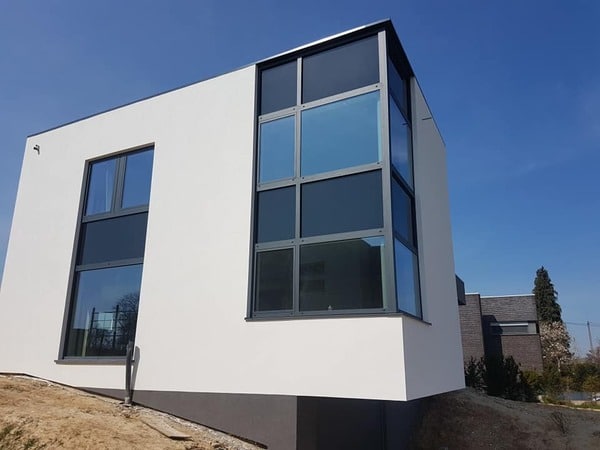 Réalisation châssis aluminium Aliplast Star75 Estinnes