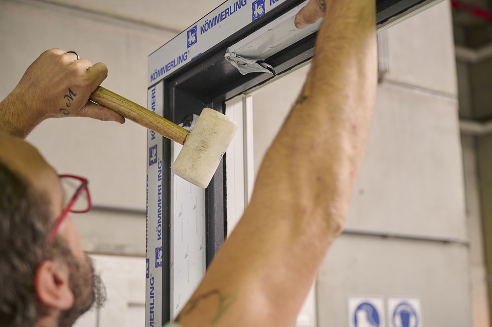 Châssis coulissant PVC Kömmerling