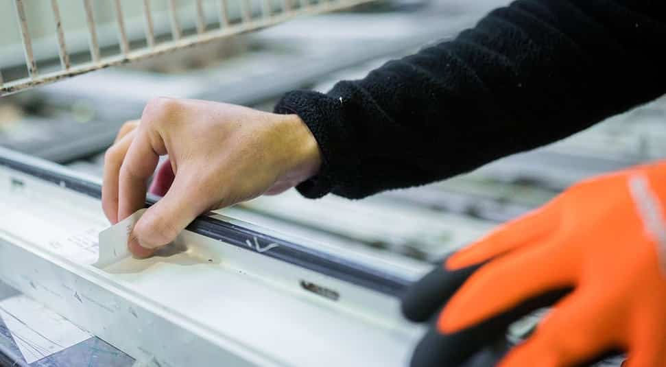 Châssis en PVC Kömmerling