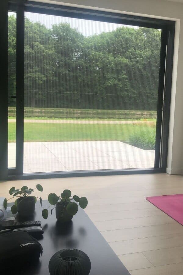 Moustiquaire plissée sur mesure pour châssis coulissant