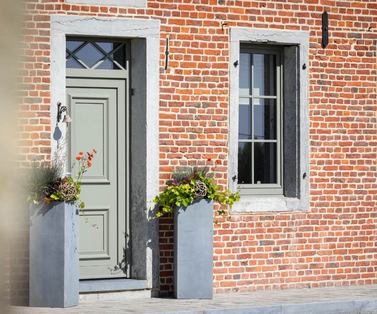 Réalisation de châssis en PVC Kömmerling à Graty