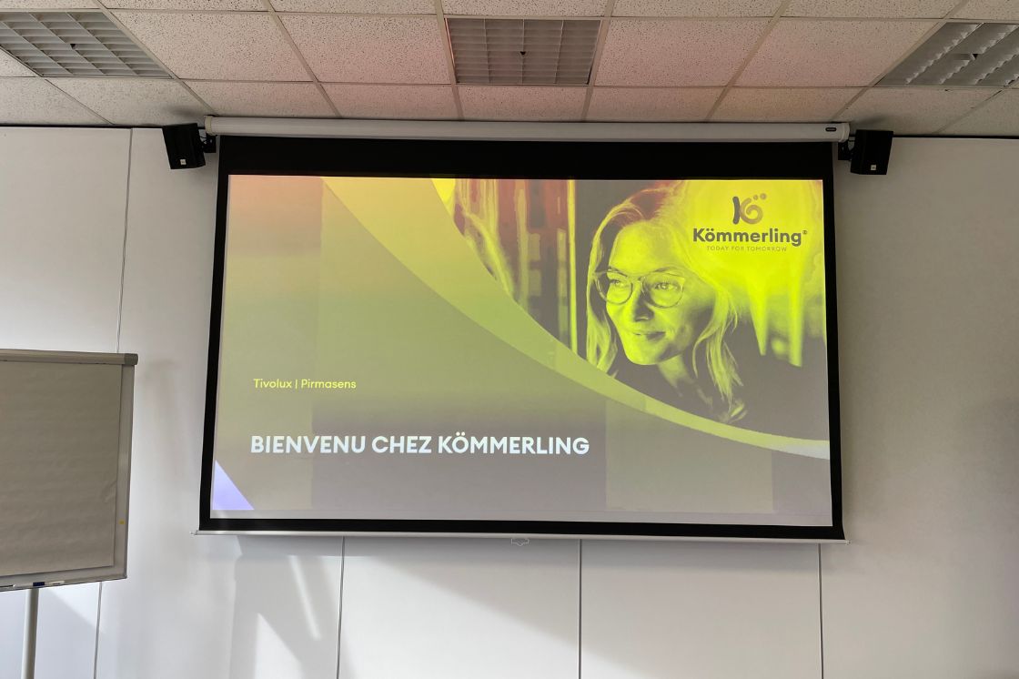 Visiste usine Kömmerling à Pirmasens