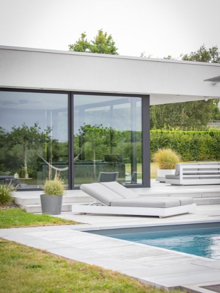 Réalisation châssis alu par un de nos partenaire à Rebecq